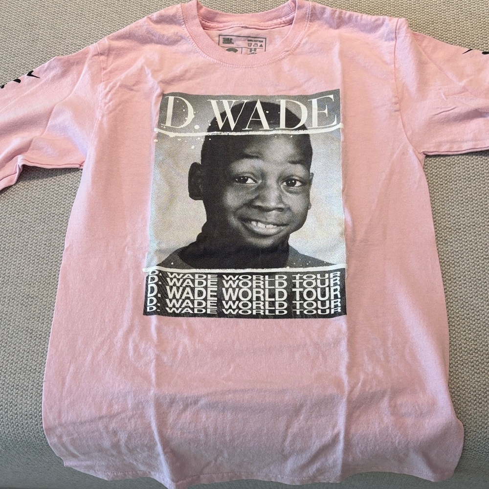 Dwayne Wade D Wade World Tour long sleeved t-shirt.  Washed but not worn.